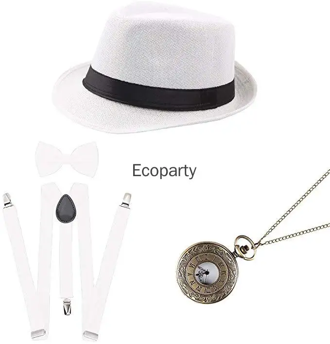 

Карнавальная вечеринка, ревущие мужские панамы 1920-х годов, аксессуары для газетчика, ретро-набор, гангстерский костюм «Великий Гэтсби», шляпы «Великий Гэтсби» для мужчин