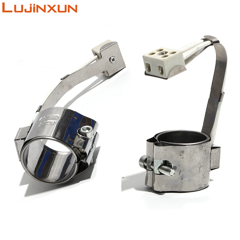 LUJINXUN Electric Nozzle Barrel Mica Band Heater ID25/30/35/40mm 220V Injection Molding Machine Heating Coil 2pcs