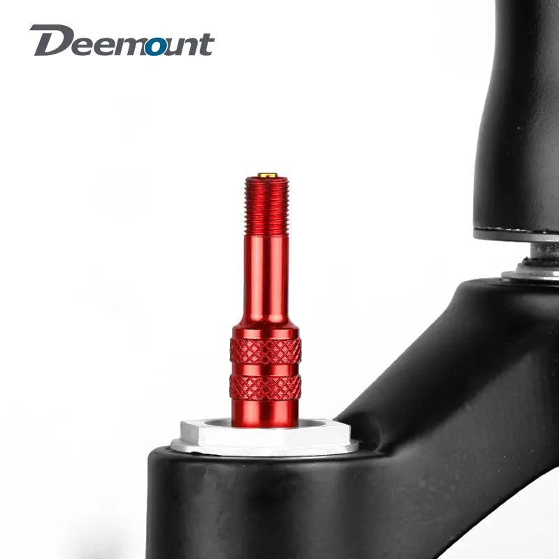 Deemount Fork AV Valve Extender Aluminum Alloy Nozzle Adaptor for Rear Front Air Shock Bicycle Suspension Pumping Accessories