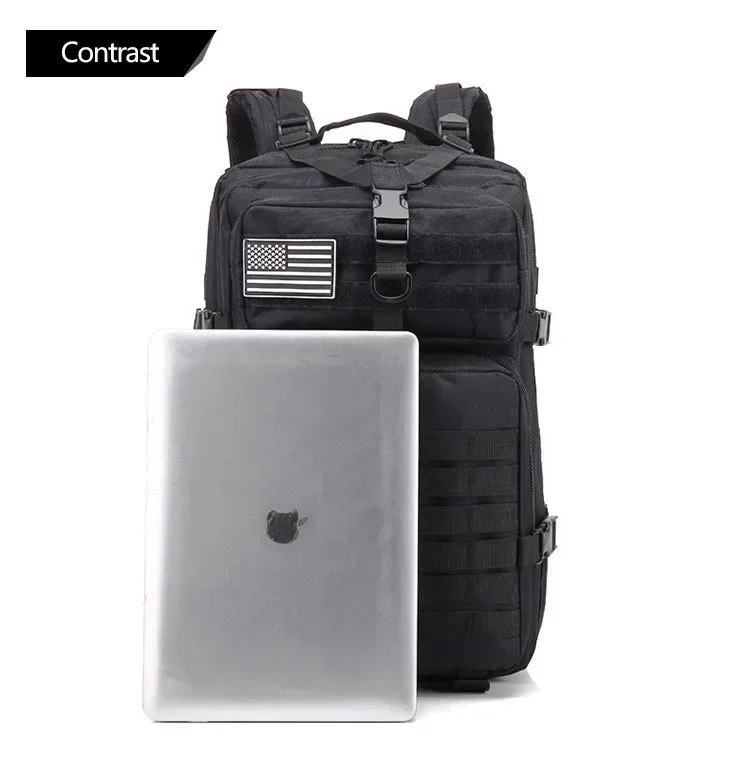 45L Herren Taktischer Rucksack Reisetasche Outdoor 3p Pack für Trekking Jagdtasche Campingausrüstung – Detail 12
