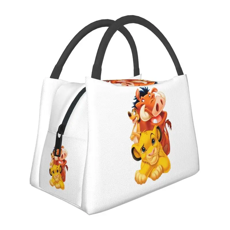 

The Lion King Simba Insulated Lunch Bag for Women Resuable Cooler Thermal Lunch Box Work Picnic
