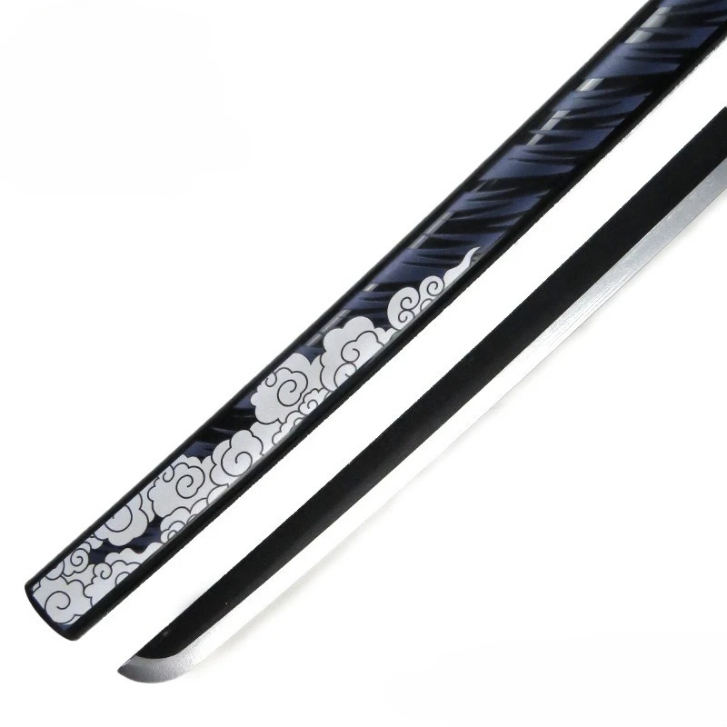 Espada samurái fantasma de Tsushima, modelo de bambú, cuchillos de juego, accesorios periféricos con funda, regalos coleccionables para novio, 100cm/33,37 pulgadas
