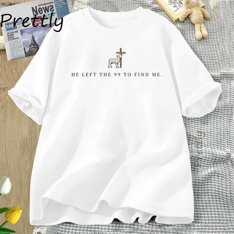 لقد ترك 99 تي شيرت مسيحي تي شيرت الرجال النساء الكتاب المقدس الآية التي شيرت الدينية قصيرة الأكمام تي شيرت ملابس للرجال بلايز