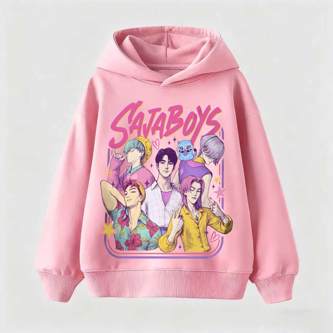 KPop Devil Hunter Sweats à capuche pour enfants, sweats à capuche pour filles, vestes chaudes à la mode pour enfants, vêtements pour enfants