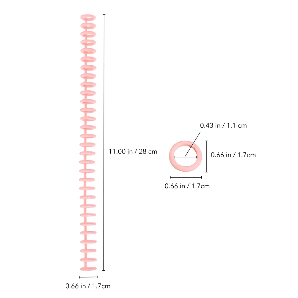 30 قطعة من حلقات مشط الأشواك البلاستيكية المربوطة 30 فتحة لاستبدال ملحقات ماكينة تجليد الملفوف والمخطط المحمول