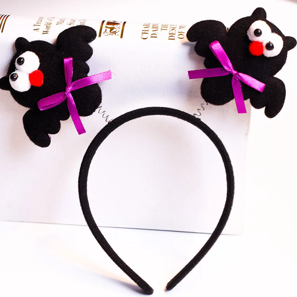 

3 Pcs Lighted Headbands Halloween Costume Party Accessory Glow Boppers Skull Witch Hat Comfortable for Cosplay