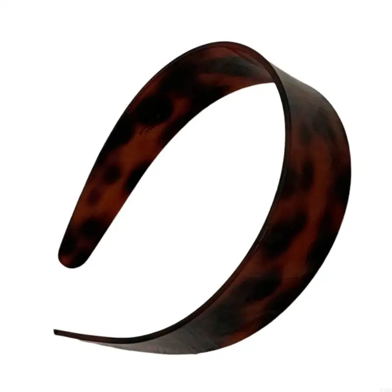 Banda cabeleireiro faixa cabeça acetato larga Acessório cabelo elegante para fêmeas para fêmeas F3MD F3MD