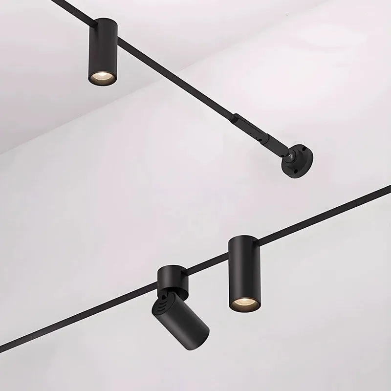 Diy Long LED Skyline Steel Strip Luminous Linear No Main Light Decoration, Modern Minimalist Creative Exhibition Hall Wall Light