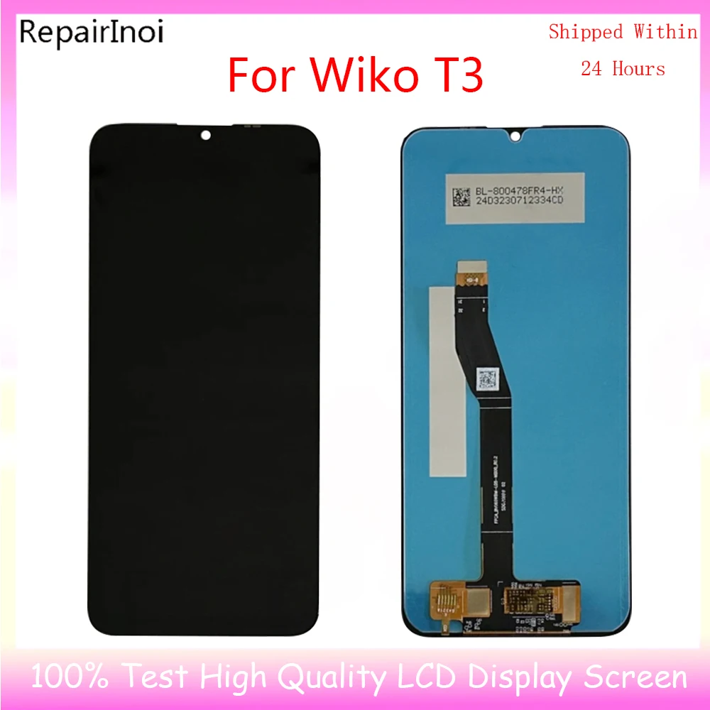 100% Tested LCD Display For Wiko T3 T10 T50 T60 10 LCD Display Touch Screen Digitizer Assembly Replacememt Part For Wiko T60 LCD