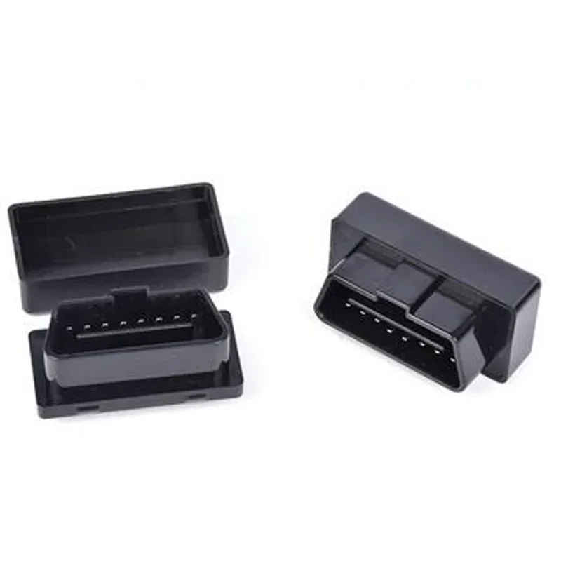 MINI OBDII 16pin Angle Connector 16 pin Obd2 Connector Obd 2 ELM 327 Wire Sockets Connector Plug Obd Ii Adapter Diagnostic Tools