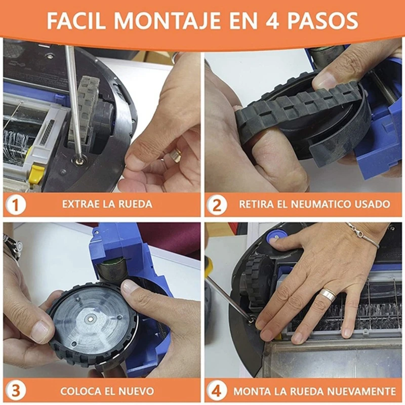 шт. колесные шины для робота i для робота серия колес для мытья полов, аксессуары для робота, Прямая поставка