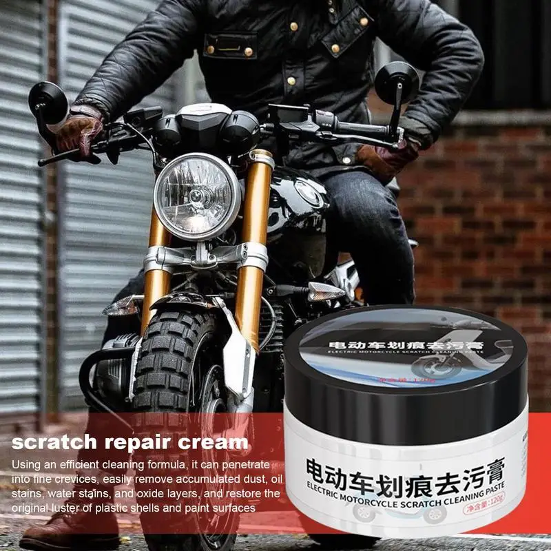 

Motorcycle Paint Repair Paste 120g Scratch Removal Polishing Paste Not Pungent Scratch Removing Tool For Motorcycles Electric