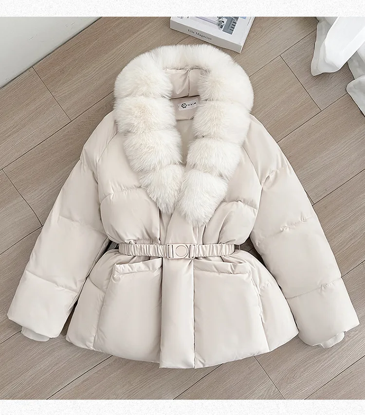 Women Parkas Coats Solid Jackets Mid Length Zipper Pocket Turn Down Collar Long Sleeves Cinched Waist Casual 2026 Autumn Winter