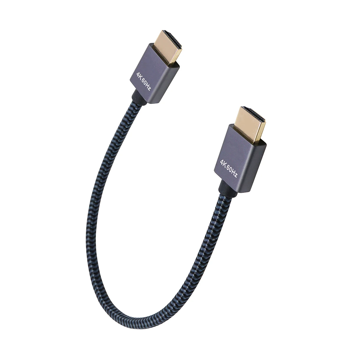 30cm 1Ft 4K 60Hz HDMI Cable High speed HDMI-Compatible cable with braid and Alloy shell UHDTV, Blu-ray, Xbox, PS4/3, PC