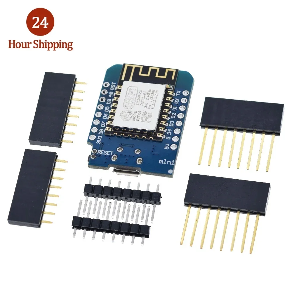 WeMos D1 Mini ESP8266 ESP-12F ESP12 Module WiFi Development Board Micro USB 3.3V Based On ESP-8266EX 11 Digital Pin For Arduino