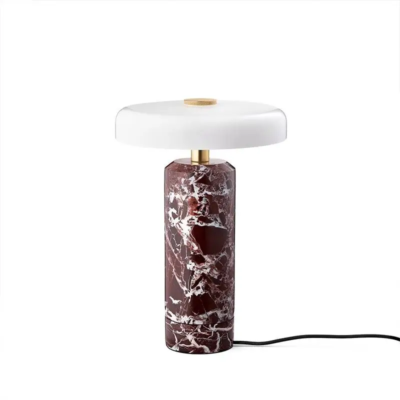 

Bedroom Bedside Designer Table Lamp Postmodern Light Luxury Creative Table Lamp Scandinavian Marble Table Lamps