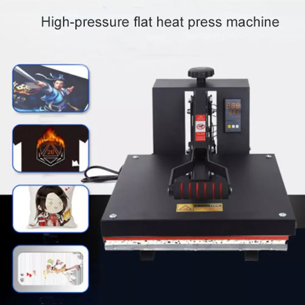 38×38cm Vinyl Paper Cutter Plotter and Heat Press Combo Machine, Stable Performance for Heat Transfer Printing