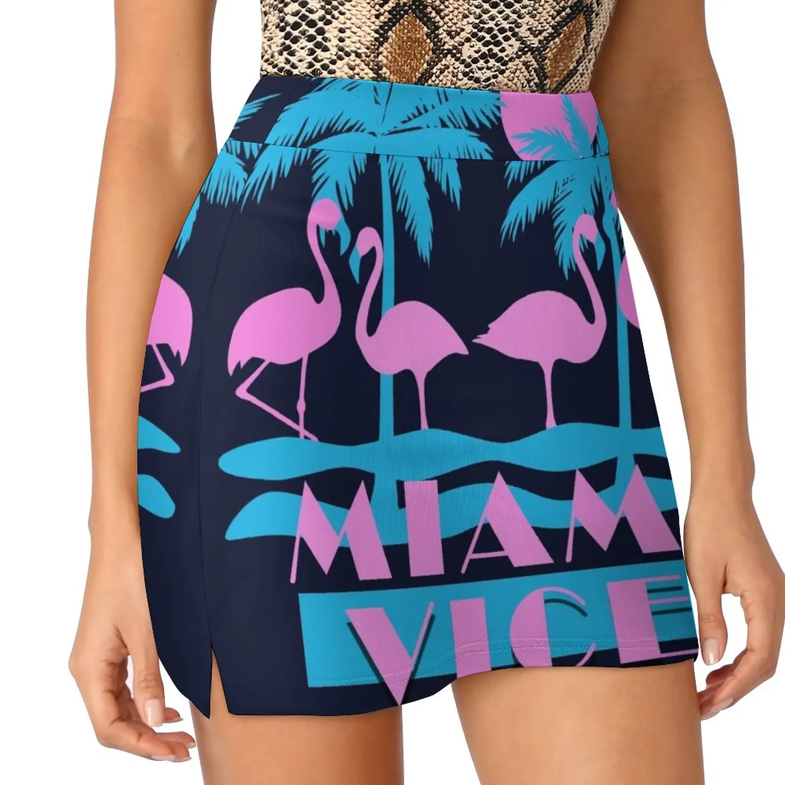 

Miami Vice - Flamingo Florida Light Proof Trouser Skirt women's golf wear summer women clothing 2023 new arrivals