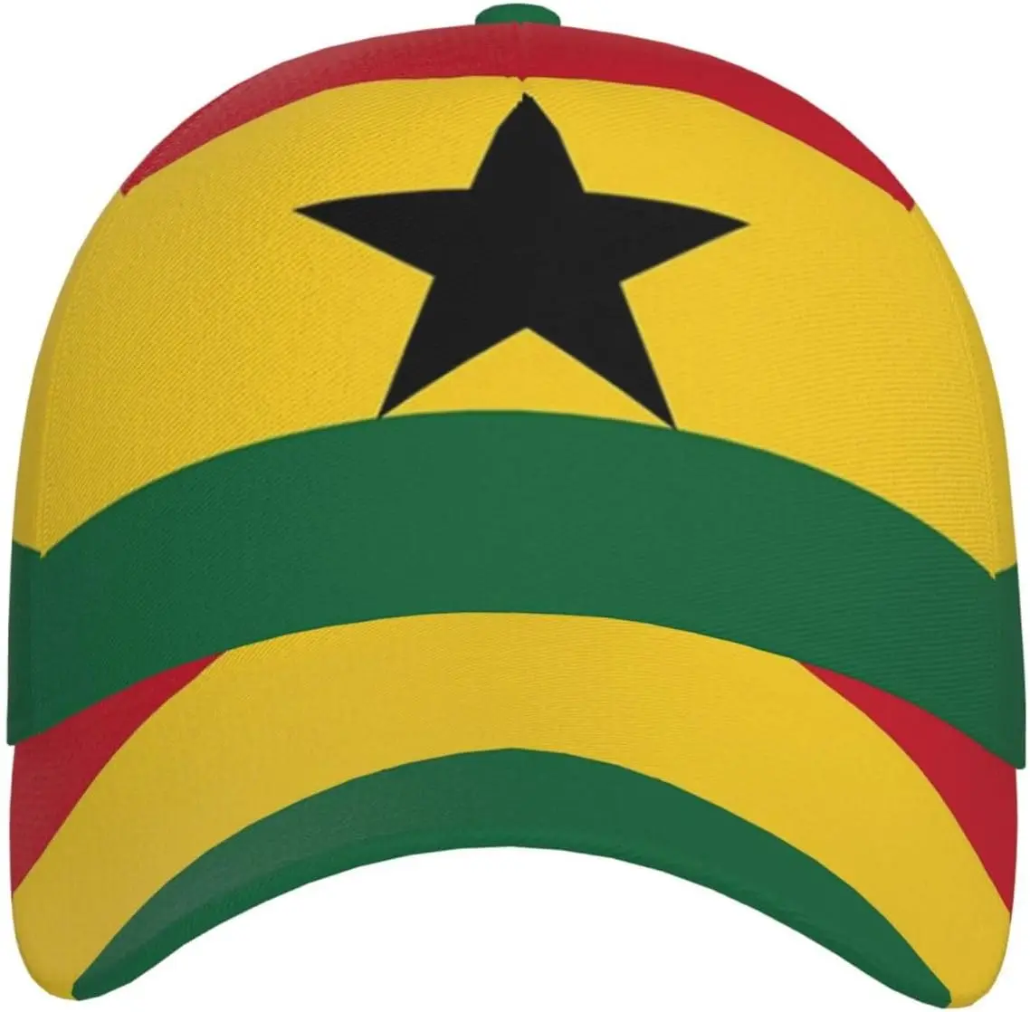 Cute Ghana Flag Hat Ghana Flag Baseball Cap Golf Dad Hat Adjustable Ghanaian Baseball Hats for Men Women