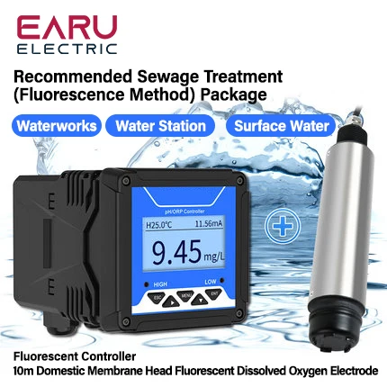 Water Quality Liquid Dissolved Oxygen DO Sensor Controller Transmitter Monitor Tester Aquaculture Sewage Wastewater Treatment