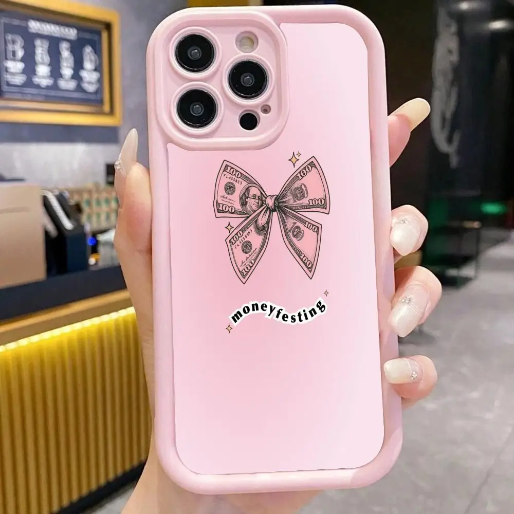 Money Carnival Pattern Phone Case Suitable for iPhone 17 16 15 14 13 12 11 Pro/Max/Plus Anti Drop and Anti Shock Back Cover