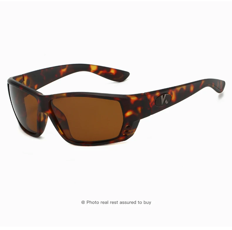 KAROS Herren Sport Polarisierte Sonnenbrille Radfahren Angeln Sonnenbrille Mountainbike Outdoor Sport Angelbrille – Detail 18