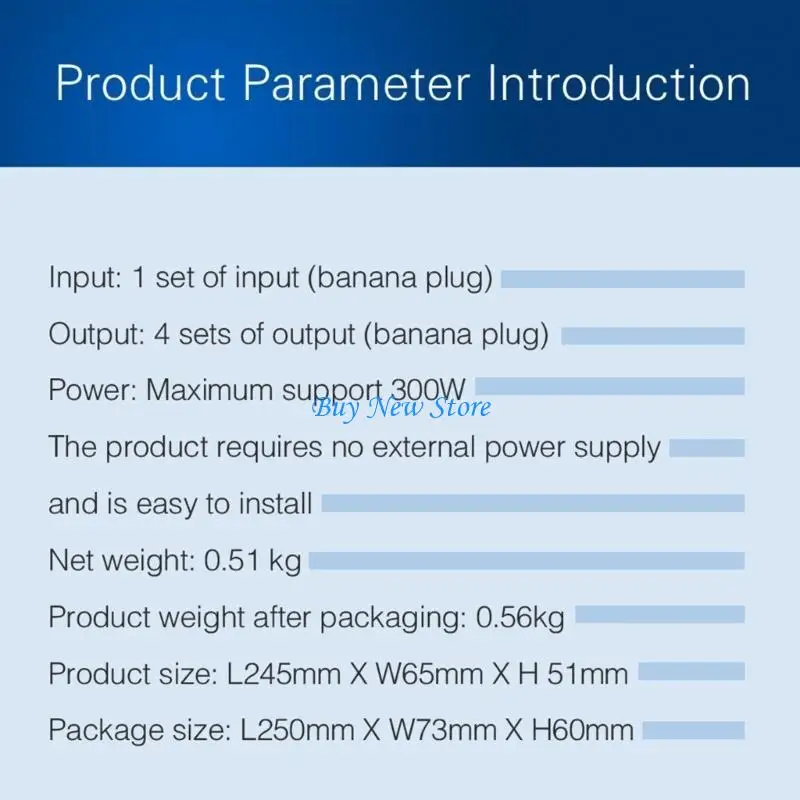 

20CE 1 In 4 Out Splitter Customizable Distribution for Large Gatherings