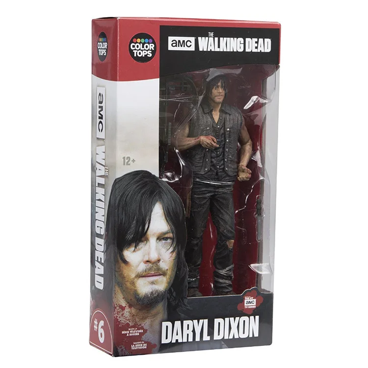 NEW hot 15cm The Walking Dead Season 8 Rick Grimes Daryl Dixon Negan action figure toys collector Christmas gift doll with box