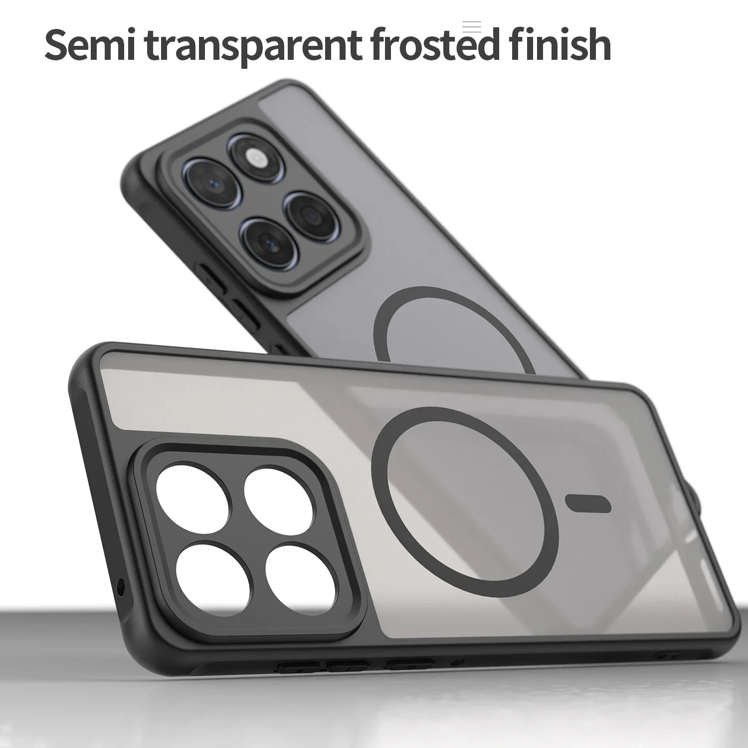 Горячий чехол для Motorola Edge 60 Fusion Magsafe, чехол для Moto Edge 60 Pro, матовый прозрачный магнитный противоударный чехол с беспроводной зарядкой