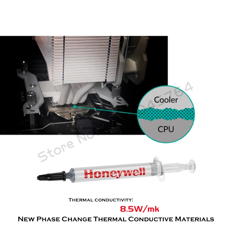 Honeywell PTM7950SP Thermal Grease Silicone Paste Needle Cylinder Pack, Phase Change For GPU CPU Notebook Cooling, 2g/Pack