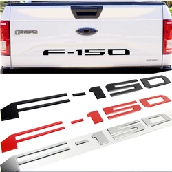 Built-in Font Tailgate Badge Emblem Sticker 3D Car Tuning For Ford F150 F-150 Rear Trunk Letters Nameplate Decals Accessories