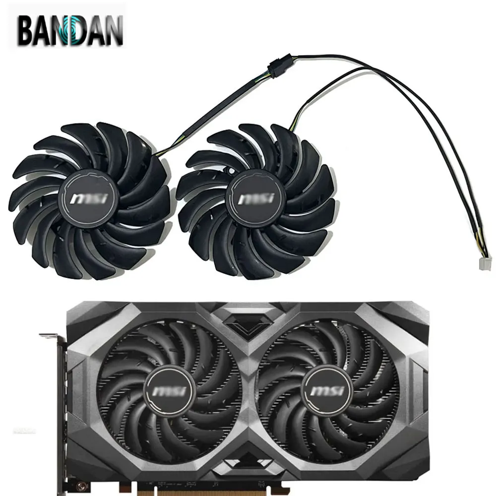 Video Card NEW RX5600 RX5700 87MM 4PIN PLD09210S12HH 0.4AMP GPU Cooling Fan For MSI Radeon RX 5700 XT 5600 XT MECH OC Cooler Fan view 2