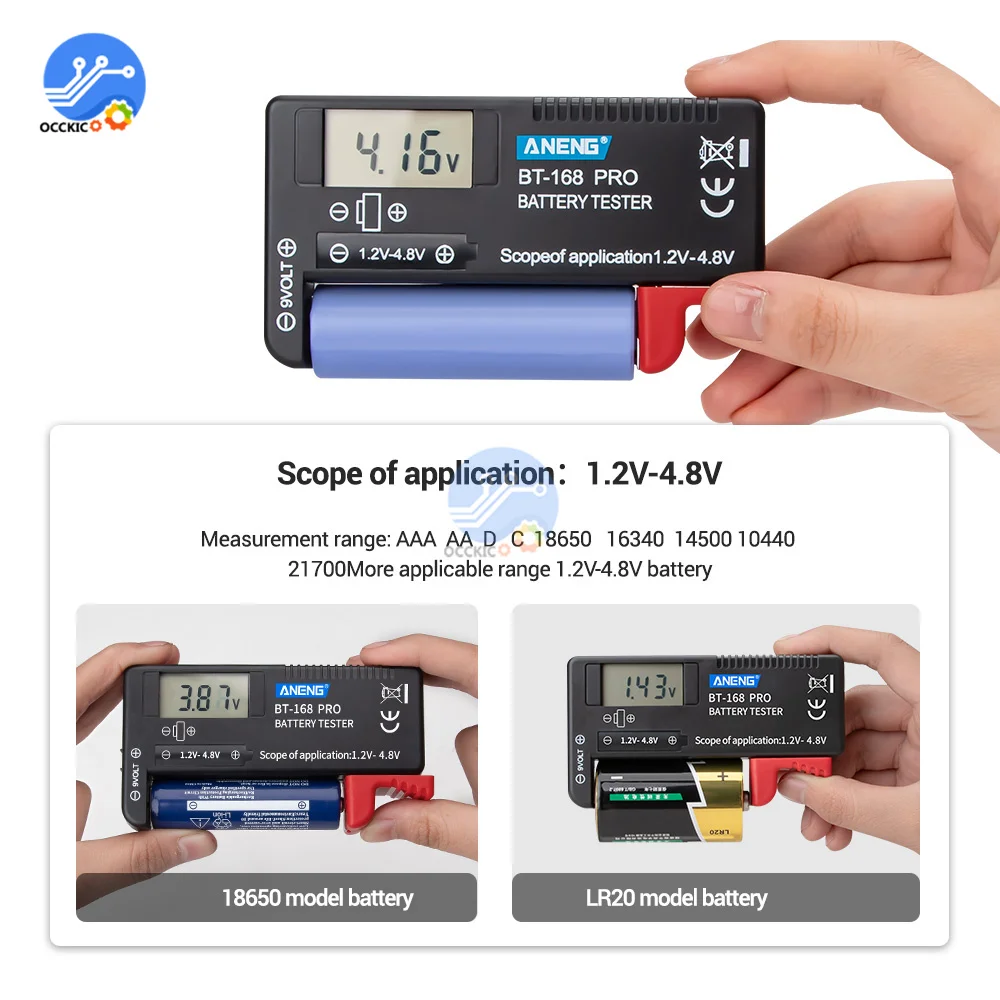 BT-168 Pro Digitale Batterij Capaciteit Tester Voor 18650 14500 Lithum 9V 3.7V 1.5V Mobiele C D Batterijen tester M05 20 Dropship