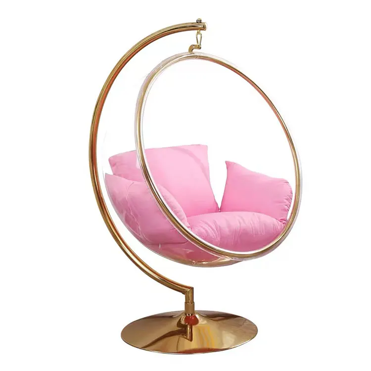 

Лидер продаж, высокое качество, прозрачный шариковый стул, акриловый подвесной стул-качели, домашний стул-яйцо с подставкой