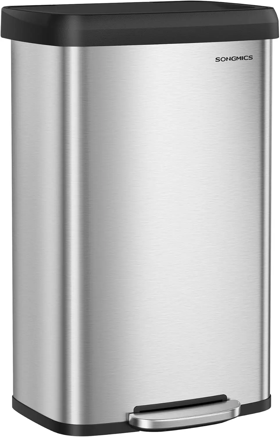 

21 Gallon Stainless Steel Kitchen Trash Can with Step-on Pedal, Soft-Close Lid, and Odor Control