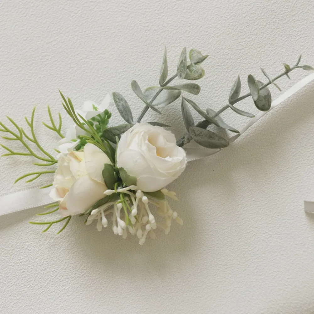 Wedding Party Accessories Buttonhole Wedding Men Boutonniere Set Ceremony Anniversary Formal Dinner Wedding Personalized Items