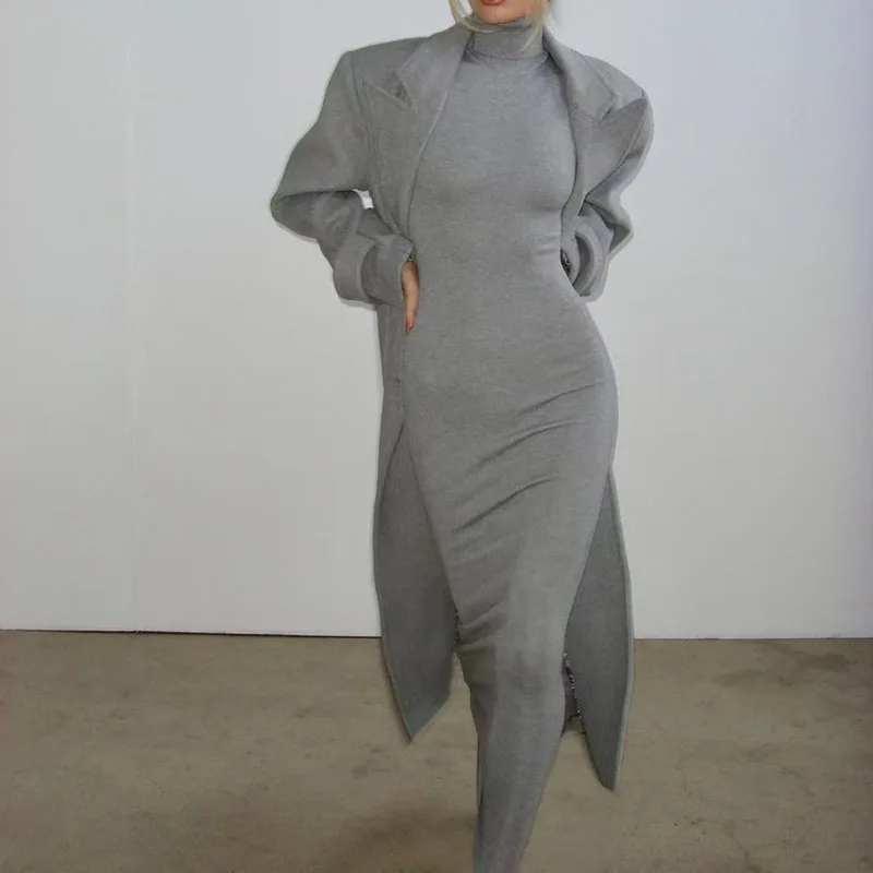 

Women's High-Neck Stretch Sleeveless Dress Stylish and Flattering Bodycon Underlayer Long Dress Evening Gown, Corset 2026 Spring