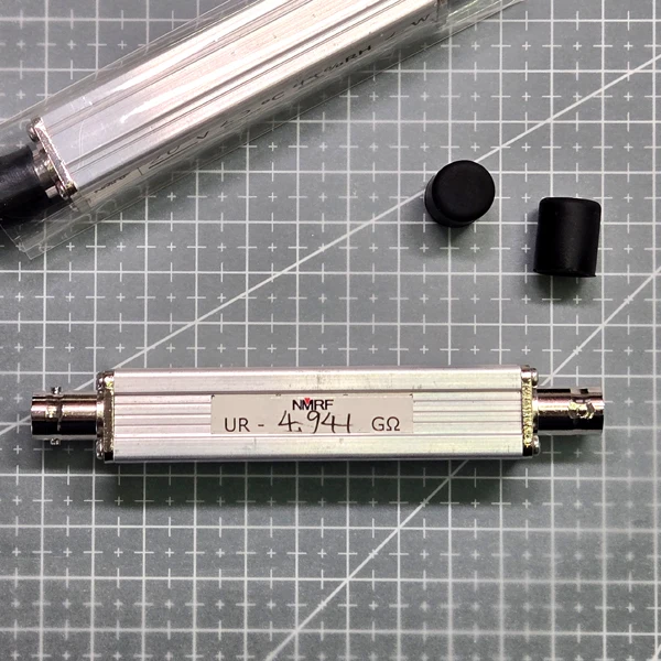 5G Ω (5000MΩ)/2W ultra-high resistance resistance, compact size, aluminum alloy shell BNC interface