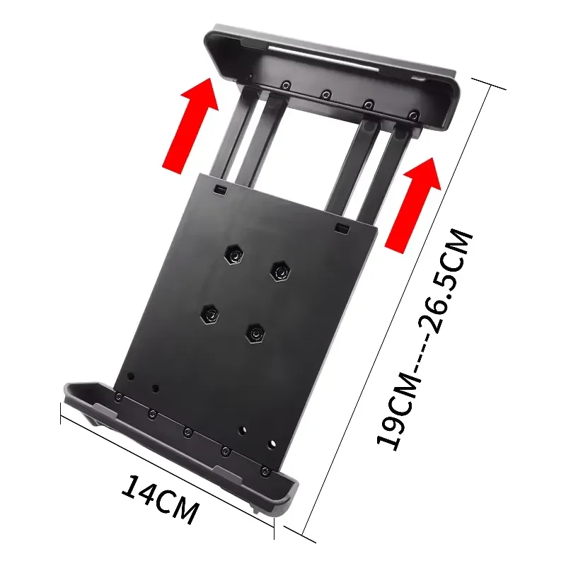 New Black Tablet Holder 190mm-265mm Open Data Collector Cradle Bracket for Surveying Bracket to Data Collector Holder