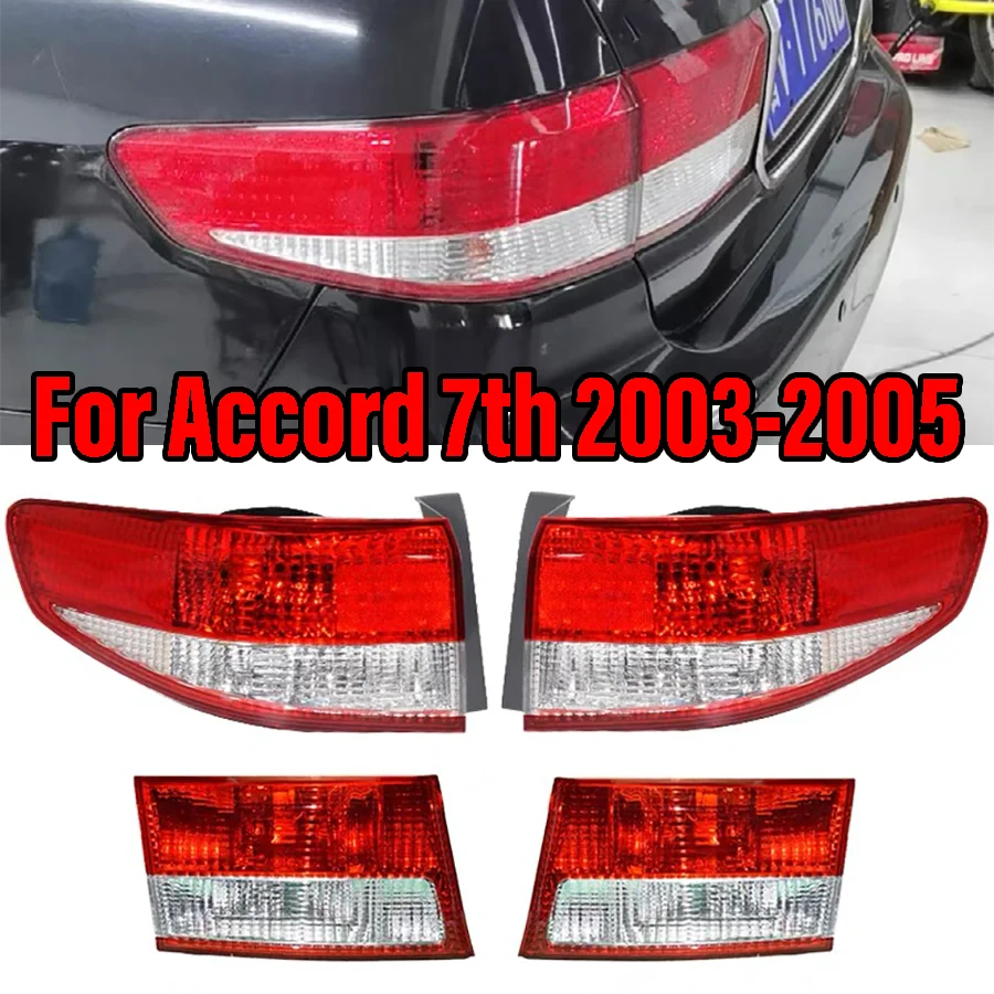 

Rear Tail Light Accessories Lamp Shell Cover Left/Right Brake Signal Warning Parts For Honda Accord 7th 2003-2005 Replacement