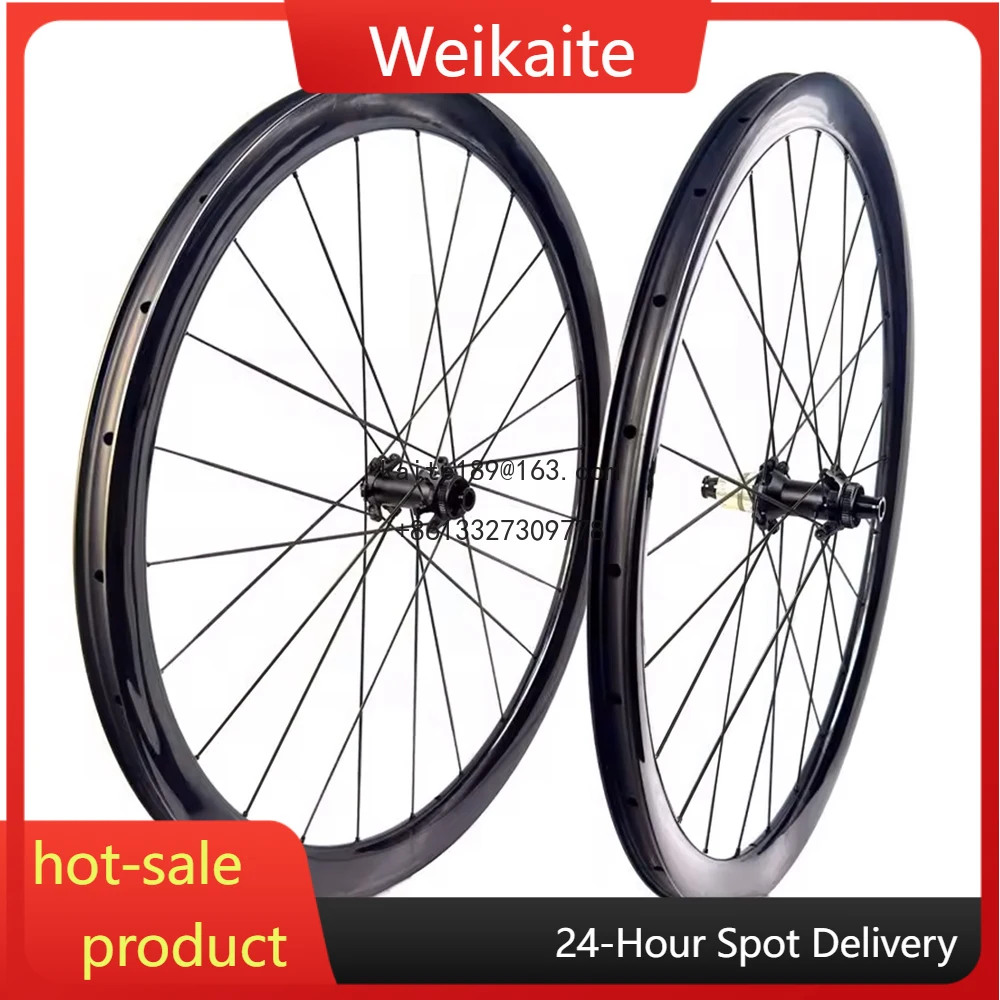 

Carbon Bicycle Wheelset 30mm Carbon Wheel Tubeless Gravel Wheelset Disc Brake Ultra Light Carbon Wheel Bicycle Rims