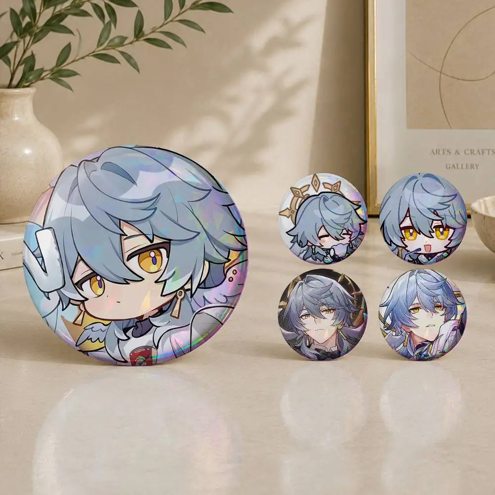 H-Honkai Star Rail Sunday Brooches Cartoon Badge Pins Backpack Hat Accessories Friend Gift