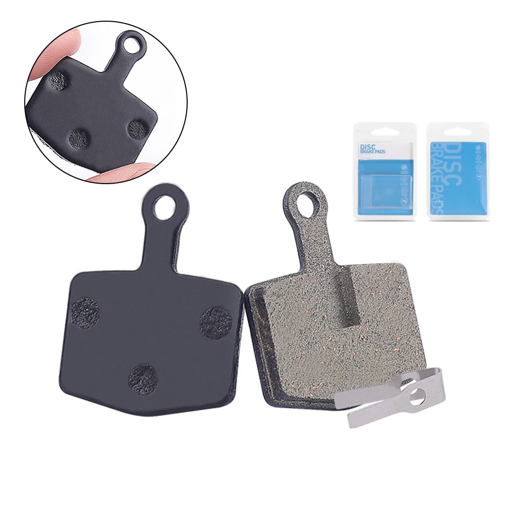 1 Paar Bremsbeläge für Pads, Scheibenbremsbeläge mit Federclip, Zubehör, schwarze Bremsbeläge, zusammengesetzte Scheibenbeschläge für Mountainbike