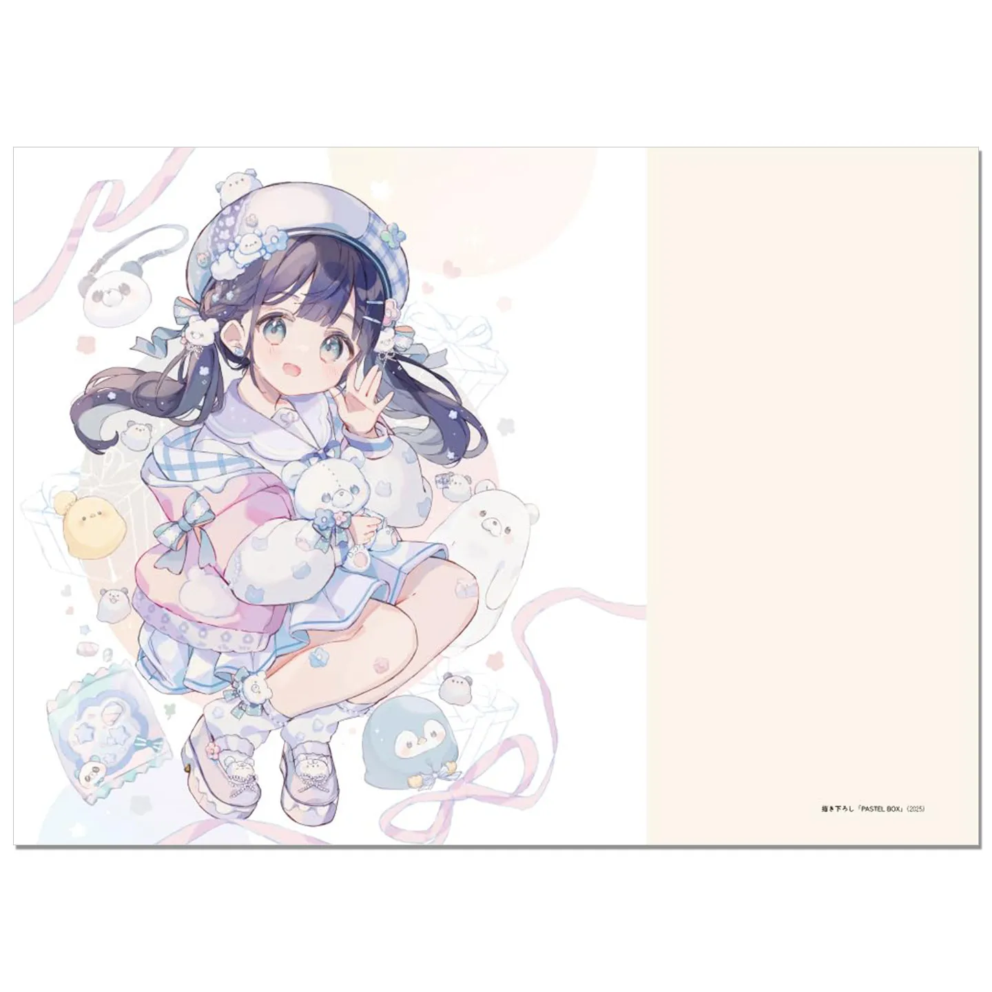 P Station Artist Sencha's First Collection Pastel BOX Fresh and Cute Girl Theme Illustration Works