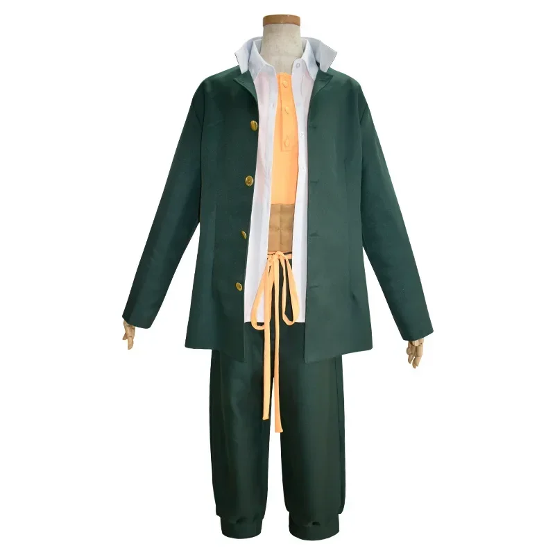 Anime Danganronpa Yasuhiro Hagakure Cosplay Costume Men Women Halloween Party Uniform Role Play