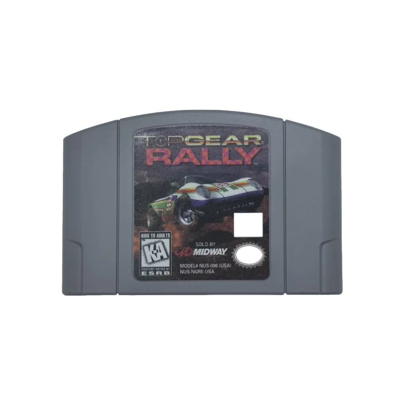 Hobby Collection N64 USA (NTSC) Version 64 Bit Console Video Anime Movie Games Cartridge Racing Series Ruch Turbo Gifts Toys