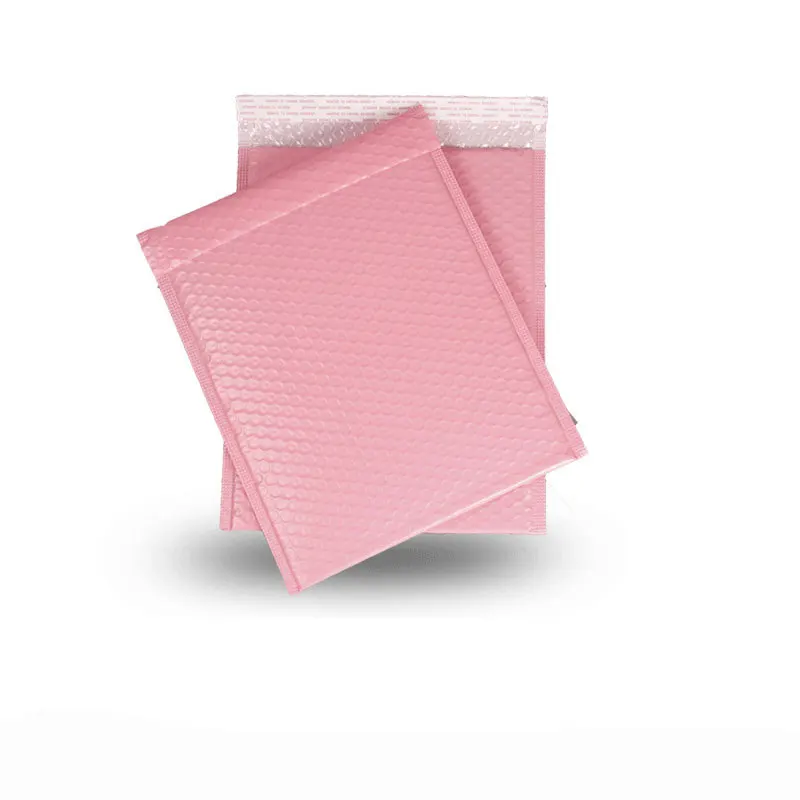 

20pcs Pink Express Bubble Packaging Bag Bubble Envelope Pouches Clothing Packaging Courier Bags Waterproof