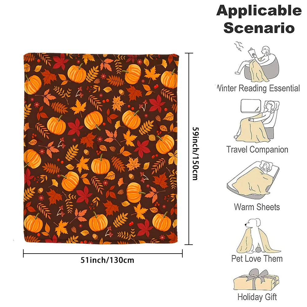 Koc na Halloween do domu, samochodu, sofy, kempingu i podróży, koc całoroczny, lekki, super miękki i wygodny