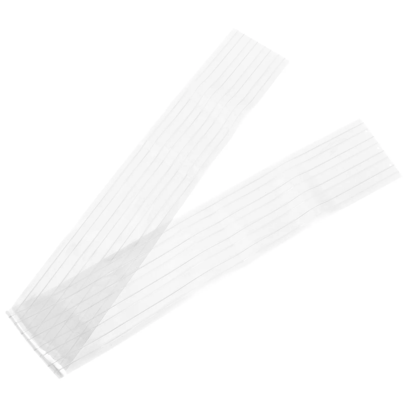 74 X 7 Inch Dog Door Curtain Clear PVC Hanging Flap Soft Transparent Partition Curtain Pet Kennel Isolation Door Cover