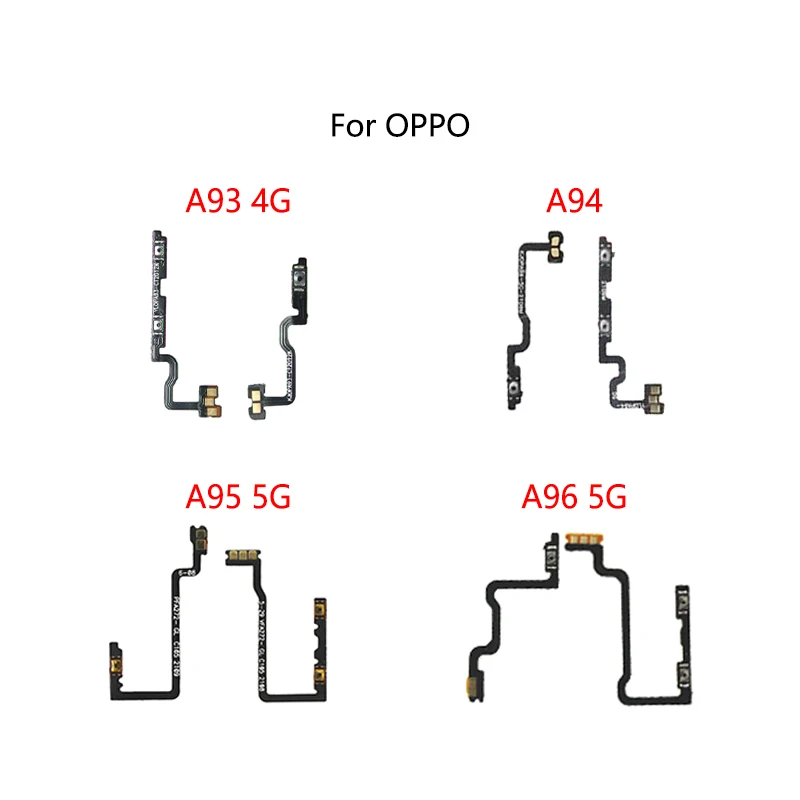 Power Button Switch Volume Mute Button On / Off Flex Cable For OPPO A93 4G A94 A95 A96 5G